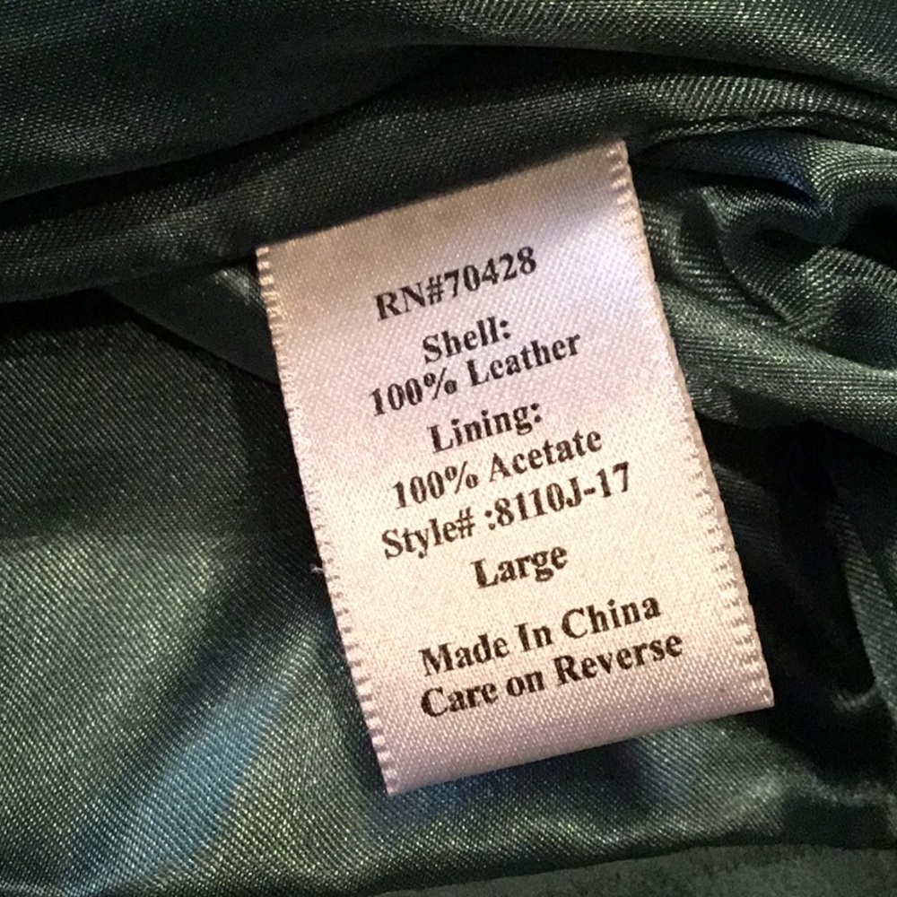 Sharon Young Vintage Blue Suede Boho Jacket - Picture 8 of 8